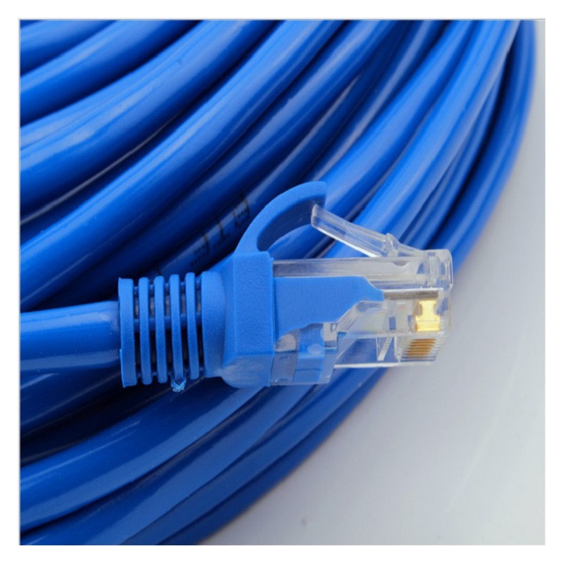 Câble Réseau RJ45 - 30m Bleu — ECO · Smarty Paris 18e
